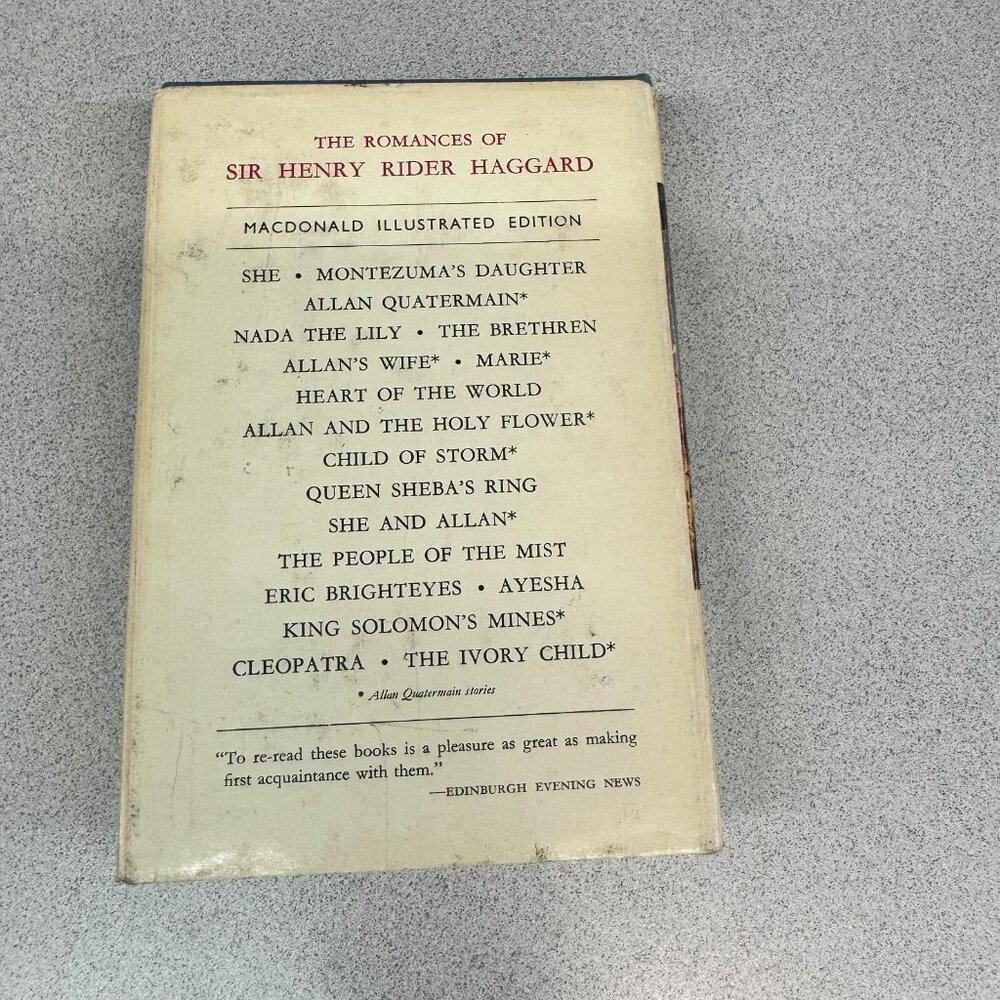 The World's‎ Desire Novel by H. Rider Haggard Hardcover Dust Jacket Illustrated - Picture 2 of 9